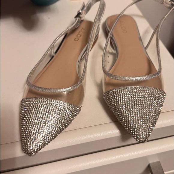 Silver fancy aldo shoes - Picture 1 of 5